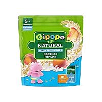 غذای کمکی جو دو سر و شیر با هلو گیپوپو Gipopo